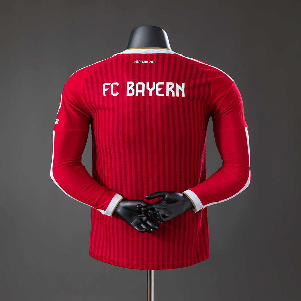 Camiseta Bayern Múnich 2026/27 – Primera Equipación Versión Jugador Manga Larga