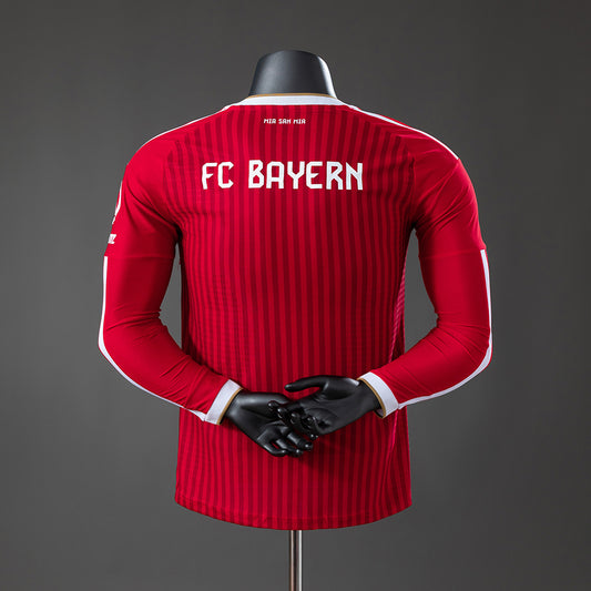 Camiseta Bayern Múnich 2026/27 – Primera Equipación Versión Jugador Manga Larga