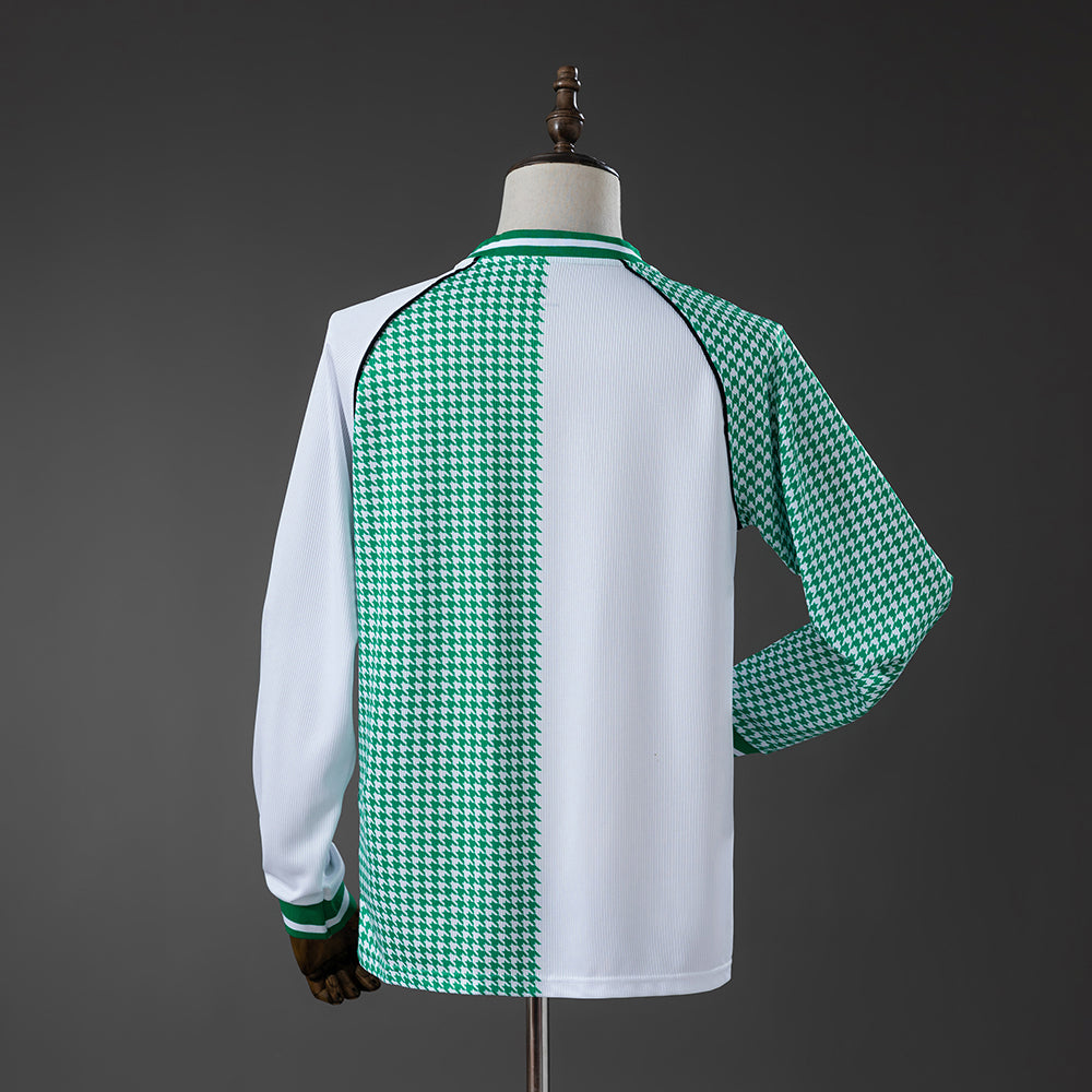 Camiseta Racing de Santander 125 aniversario manga larga detalle escudo – Cortita y al Pie