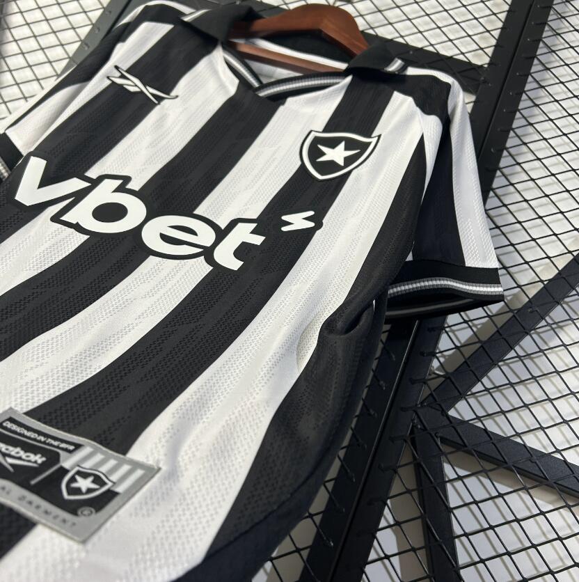 Camiseta Botafogo 2025/26 primera equipación versión fan lateral – Cortita y al Pie