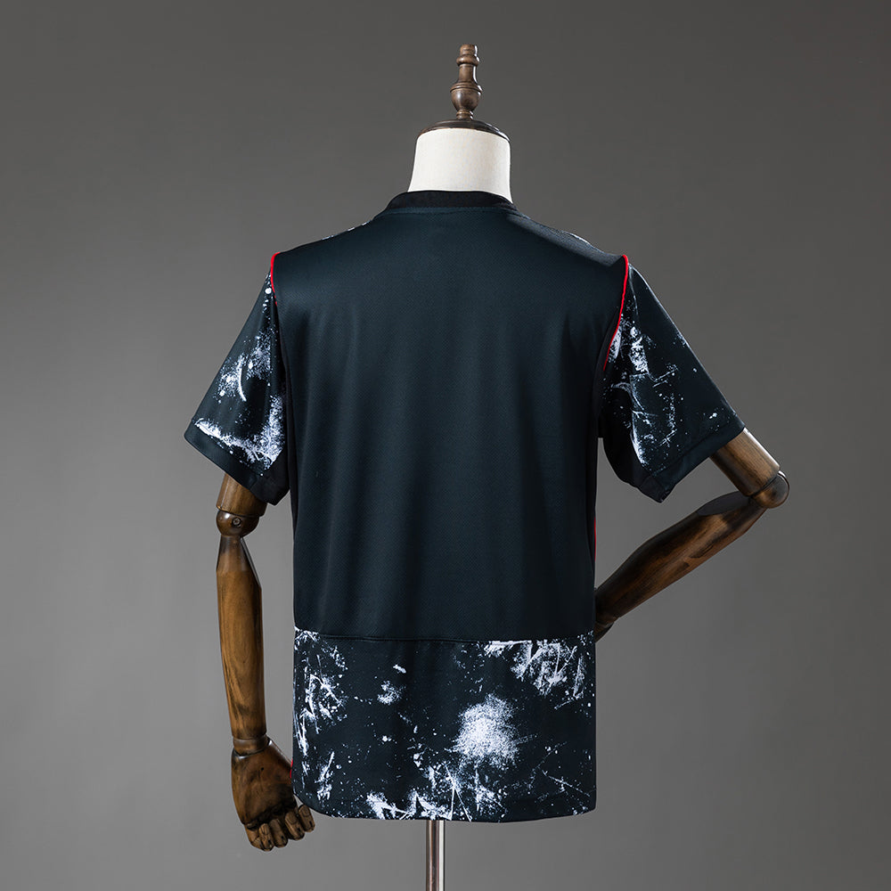 Camiseta Canadá Mundial 2026 segunda equipación versión fan blanca detalle – Cortita y al Pie