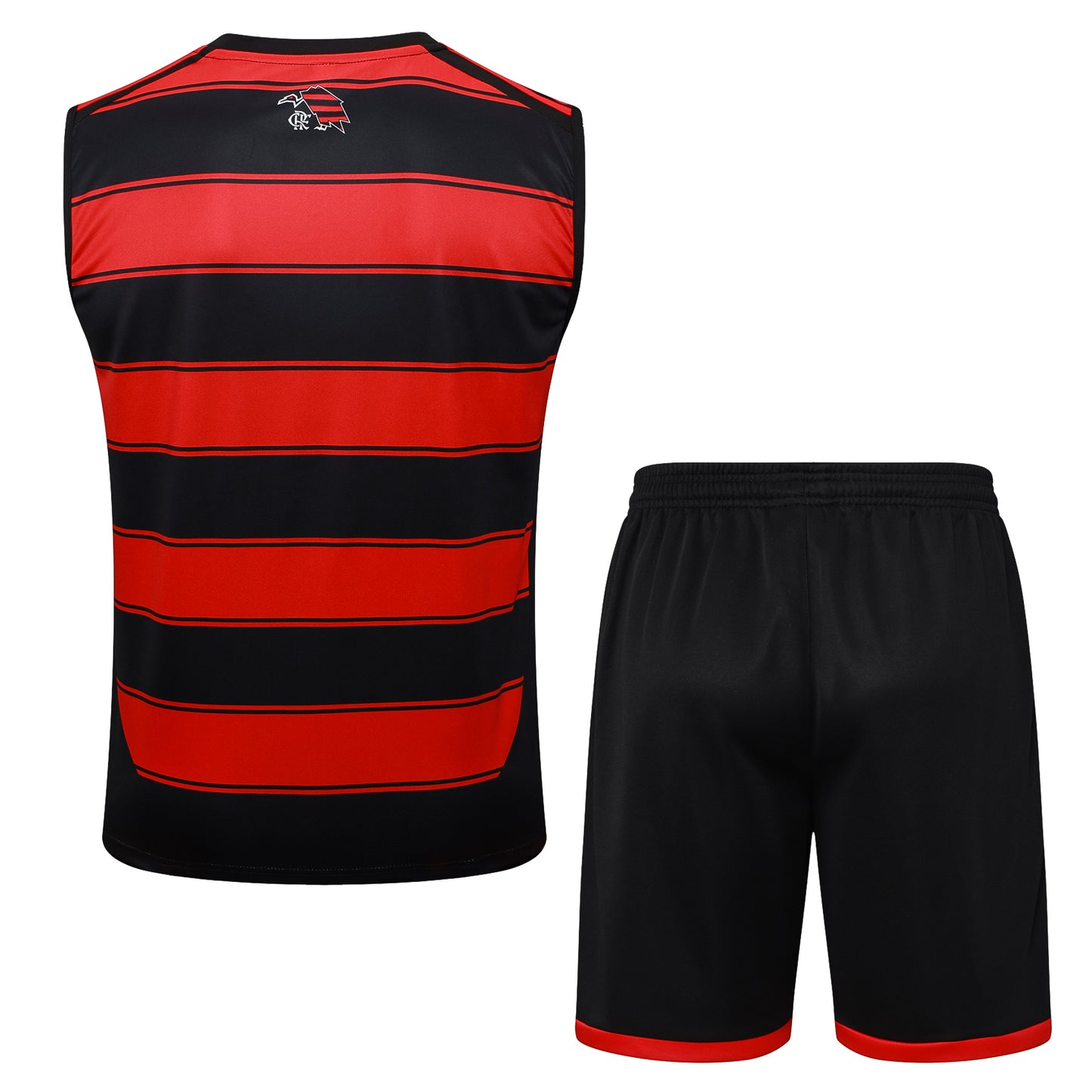 Kit entrenamiento Flamengo 2025/26 primera equipación detalle escudo – Cortita y al Pie