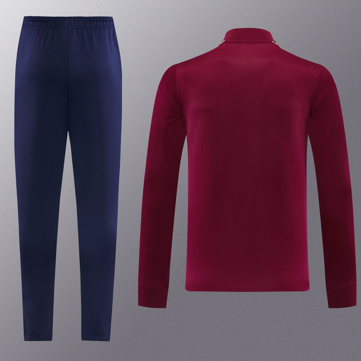 Chándal Barcelona 2026/27 Granate chaqueta y pantalón - vista trasera