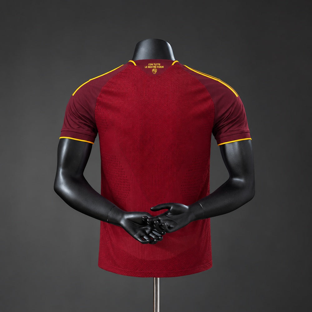 Camiseta Roma 2026/27 Primera Equipación Versión Jugador - vista trasera