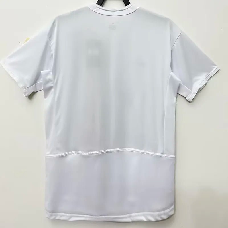Camiseta retro PSG 2002/03 segunda equipación blanca detalle escudo – Cortita y al Pie