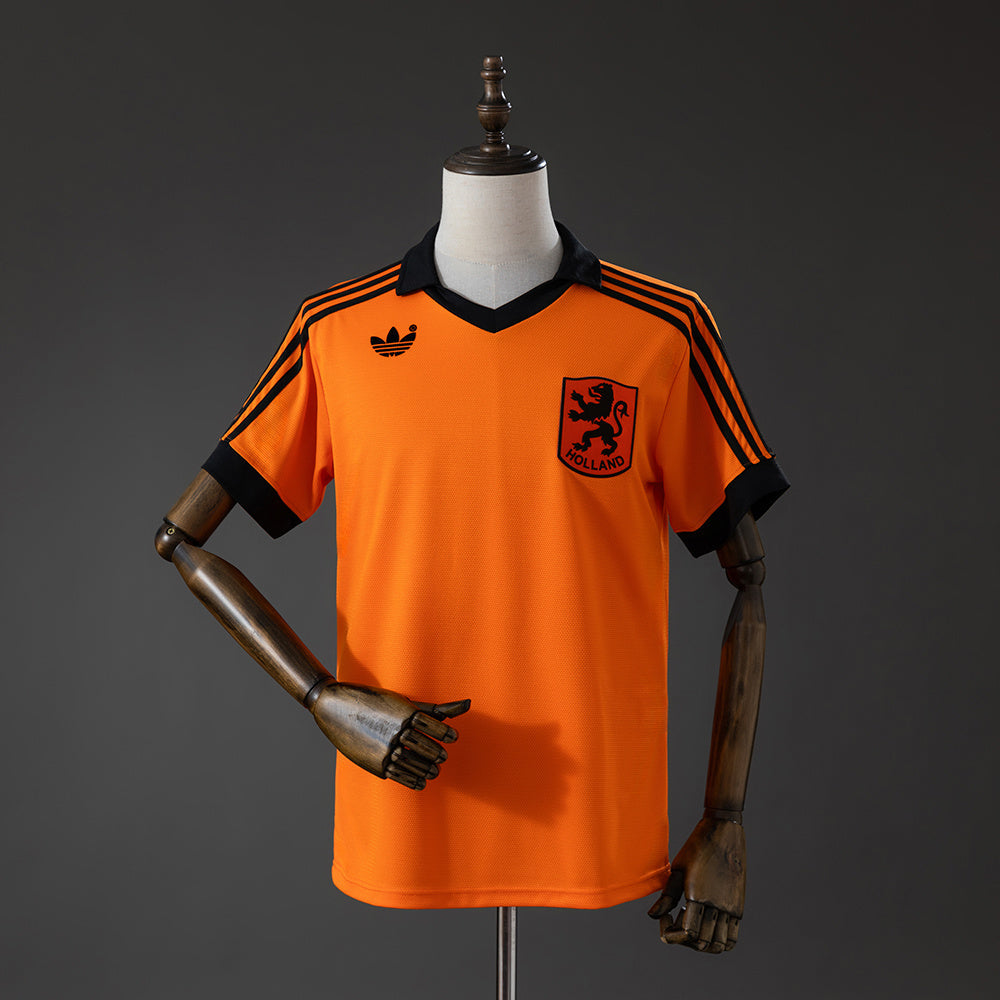 Camiseta retro Países Bajos 1978 Naranja Mecánica Cruyff