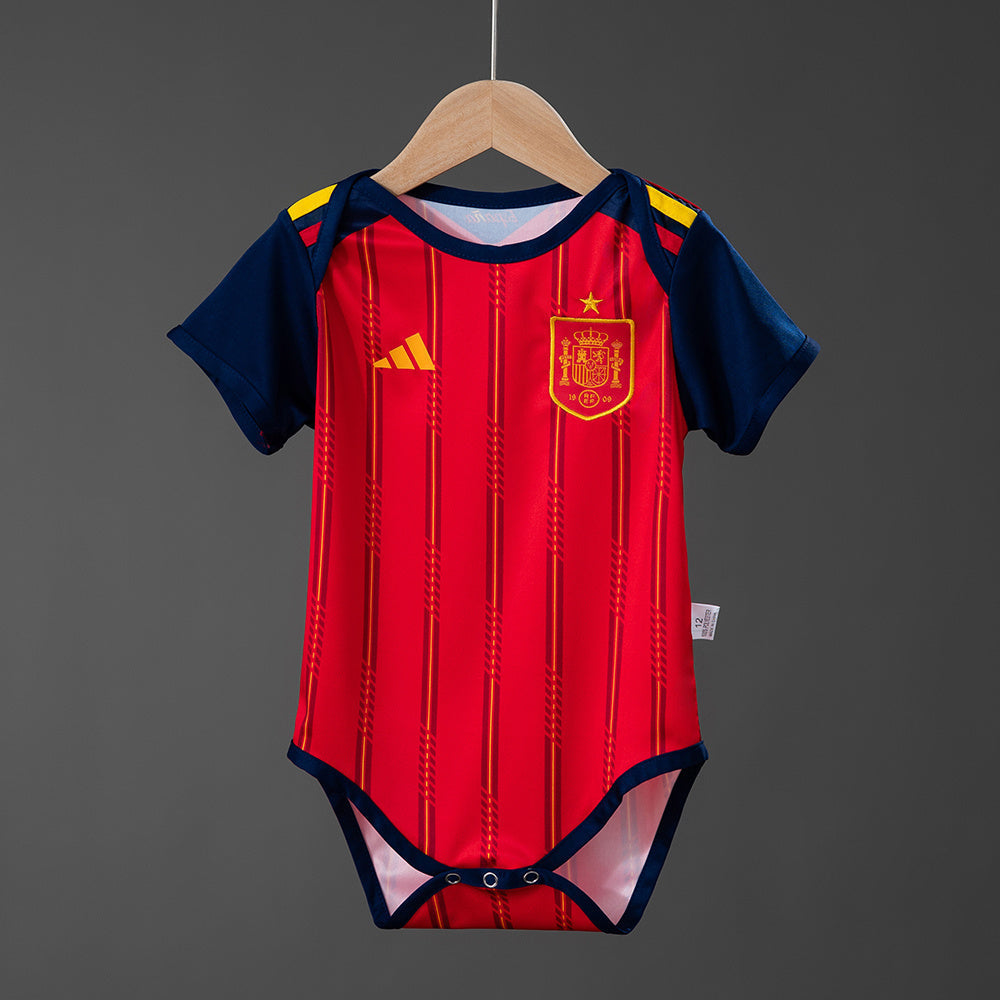 Body de fútbol España 2026 versión bebé