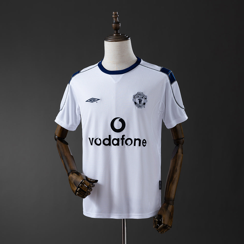 Camiseta retro Manchester United 2000/01 segunda equipación post-triplete Ferguson – Cortita y al Pie