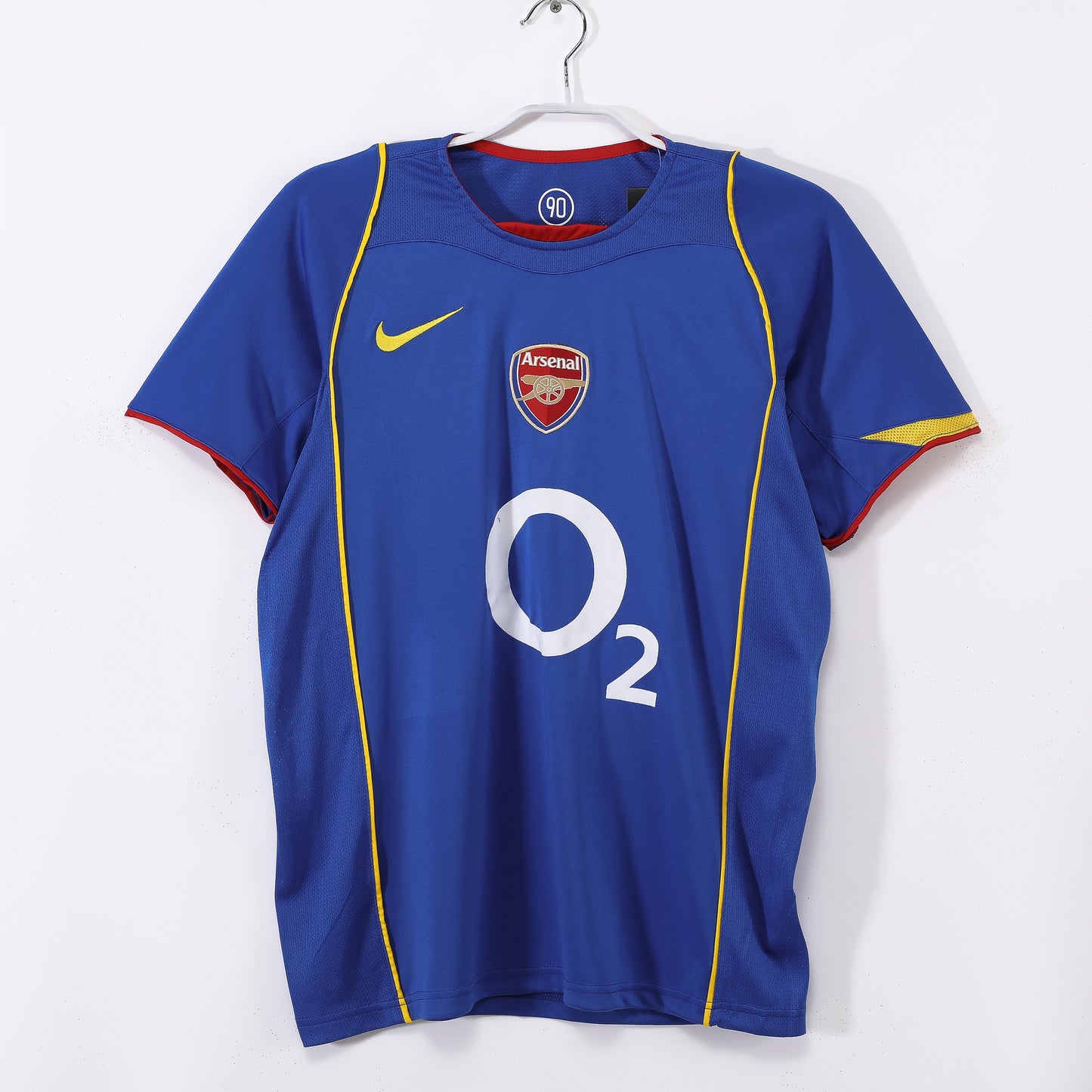 Camiseta retro Arsenal 2005/06 tercera equipación azul Henry UCL final París – Cortita y al Pie