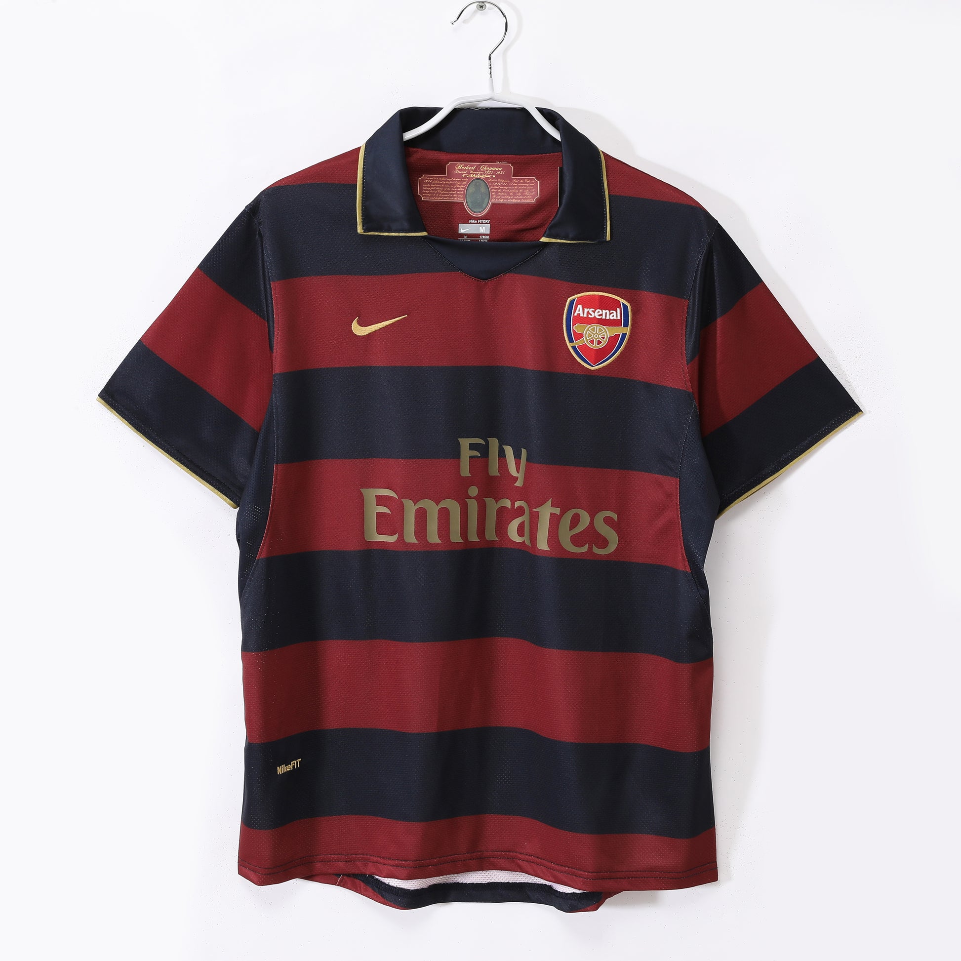 Camiseta retro Arsenal 2007/08 tercera equipación Fabregas van Persie Emirates – Cortita y al Pie