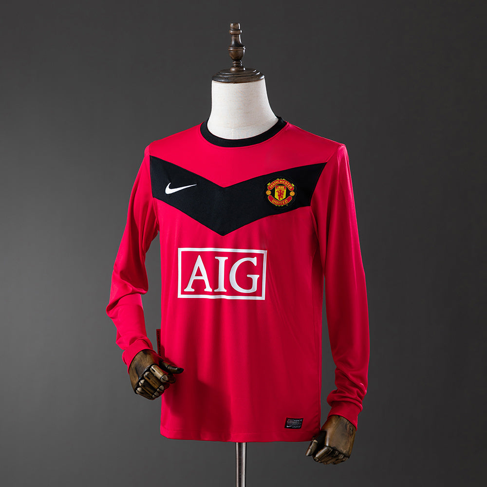 Camiseta retro Manchester United 2009/10 primera equipación manga larga Rooney Premier – Cortita y al Pie