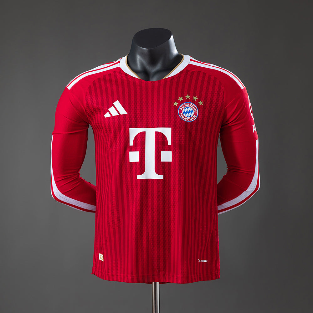 Camiseta Bayern Múnich 2026/27 – Primera Equipación Versión Jugador Manga Larga