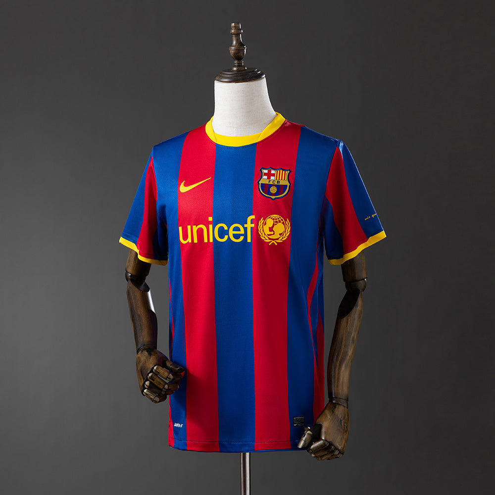 Camiseta retro FC Barcelona 2010/11 primera equipación blaugrana Messi Guardiola Champions – Cortita y al Pie
