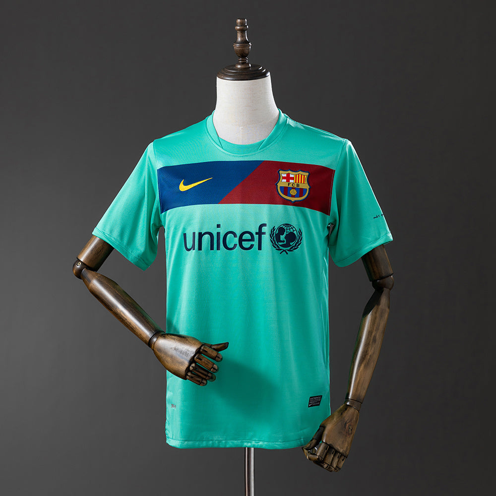 Camiseta retro Barcelona 2010/11 segunda equipación era Guardiola Champions Wembley – Cortita y al Pie