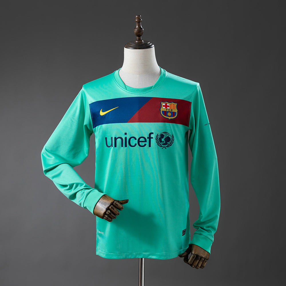 Camiseta retro FC Barcelona 2010/11 segunda equipación manga larga Guardiola – Cortita y al Pie