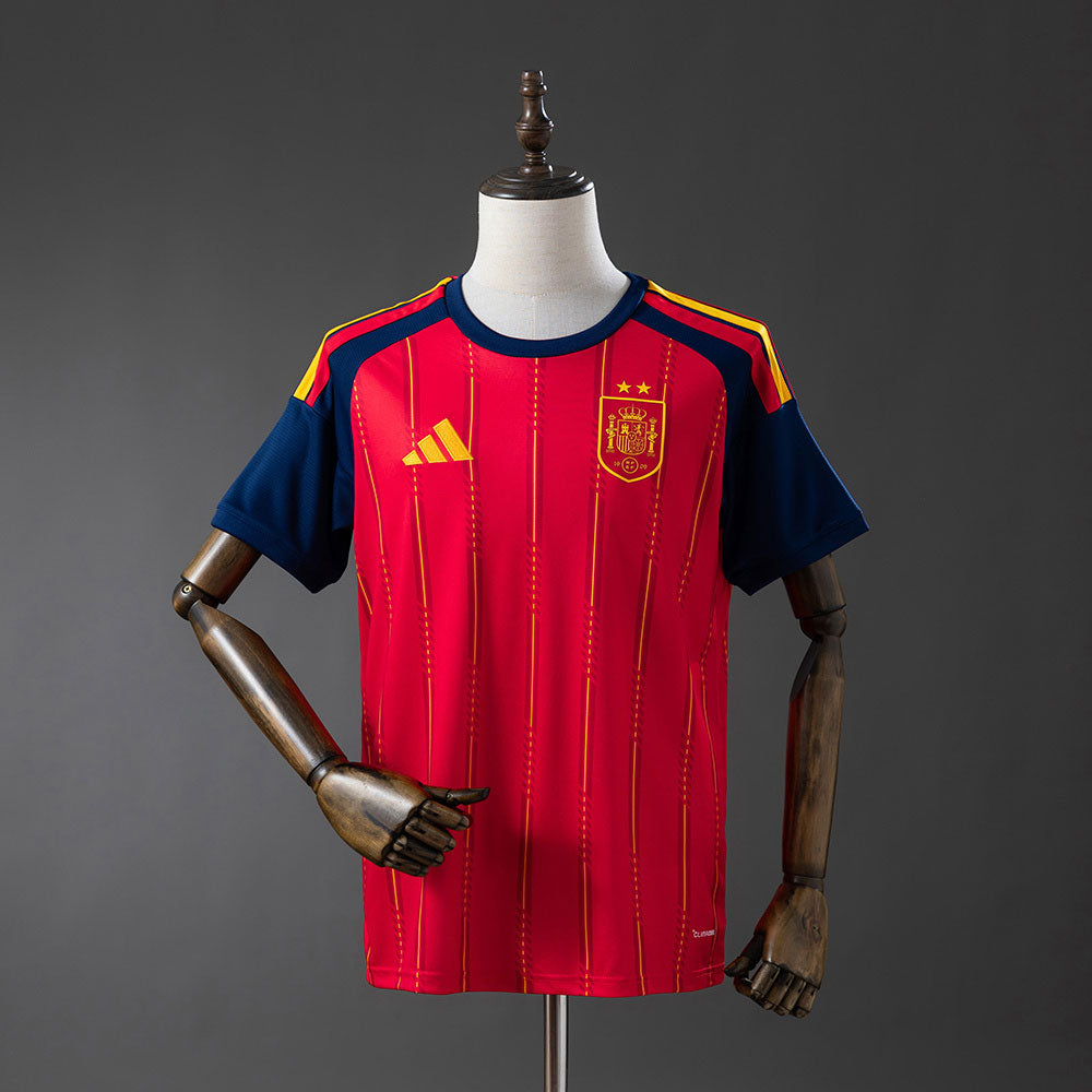 Camiseta España Mundial 2026 – Primera Equipación Versión Fan (Dos Estrellas)