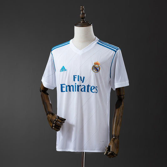 Camiseta retro Real Madrid 2017/18 primera equipación blanca Decimotercera Champions – Cortita y al Pie