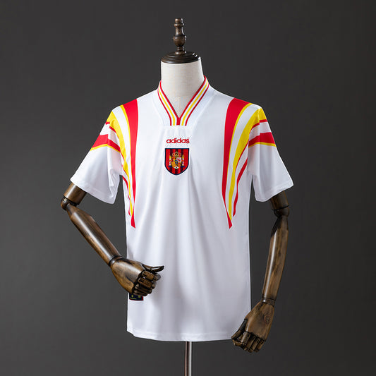 Camiseta retro España 1996 tercera equipación azul marino Eurocopa – Cortita y al Pie