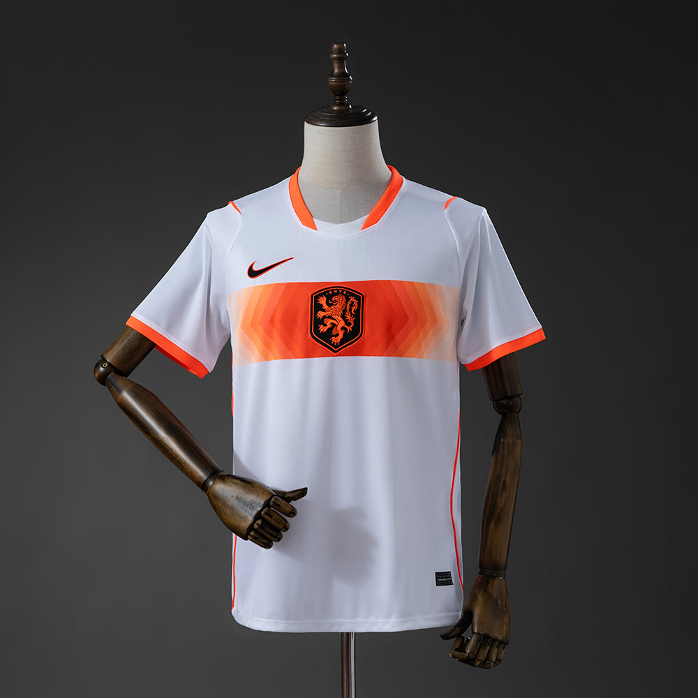 Camiseta Países Bajos Mundial 2026 segunda equipación versión fan azul oscuro – Cortita y al Pie