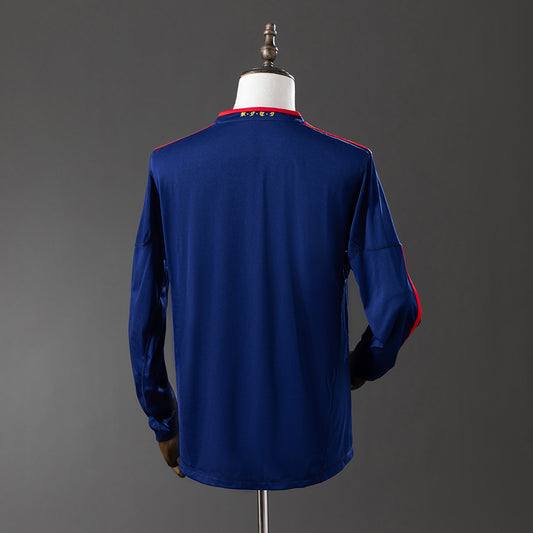 Camiseta retro España 2010 segunda equipación manga larga detalle escudo – Cortita y al Pie