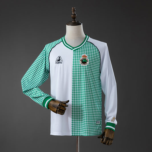 Camiseta Racing de Santander 125 aniversario manga larga rojiblanca – Cortita y al Pie