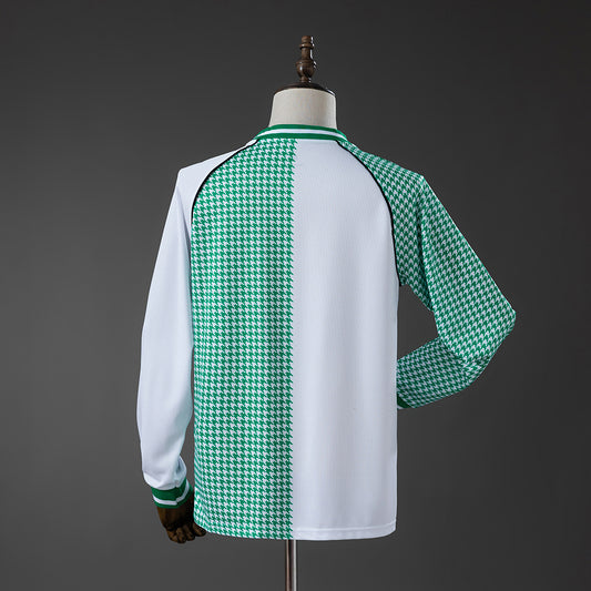 Camiseta Racing de Santander 125 aniversario manga larga detalle escudo – Cortita y al Pie