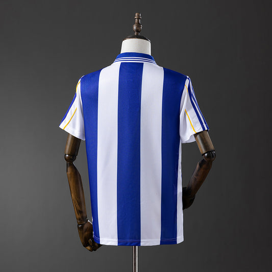 Camiseta retro Deportivo La Coruña 1999/00 primera equipación detalle SuperDépor campeón – Cortita y al Pie