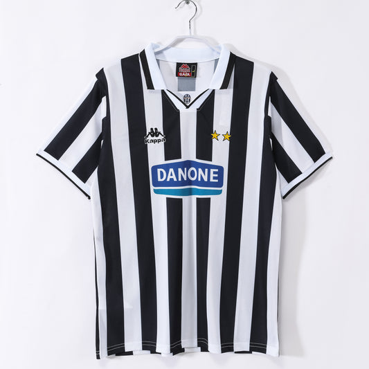 Camiseta retro Juventus 1994/95 primera equipación bianconera Del Piero Vialli Serie A – Cortita y al Pie