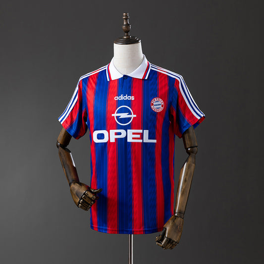 Camiseta retro Bayern Múnich 1995/96 primera equipación roja Matthäus Effenberg – Cortita y al Pie