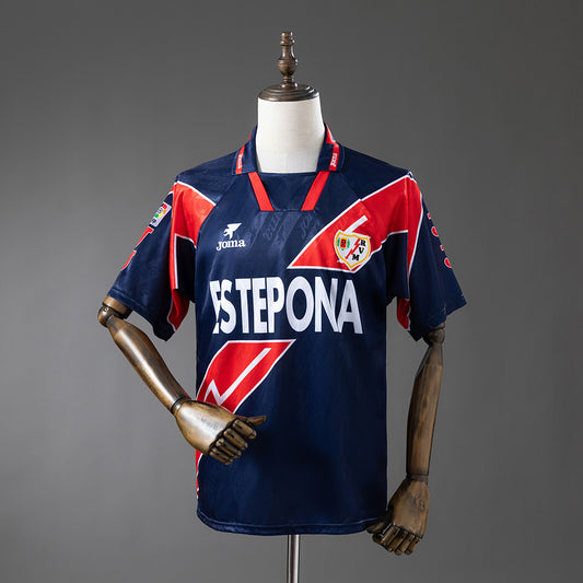 Camiseta retro Rayo Vallecano 1995/96 segunda equipación LaLiga – Cortita y al Pie