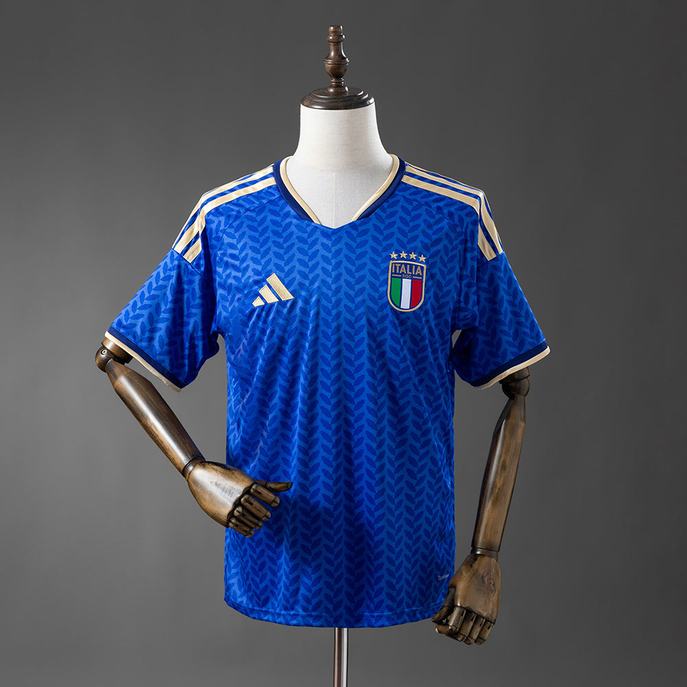 Camiseta Italia Mundial 2026 primera equipación versión fan azul Azzurri – Cortita y al Pie