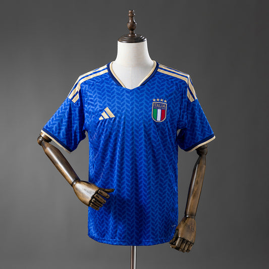 Camiseta Italia Mundial 2026 primera equipación versión fan azul Azzurri – Cortita y al Pie