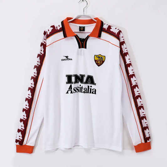Camiseta retro Roma 1998/99 segunda equipación manga larga Totti – Cortita y al Pie