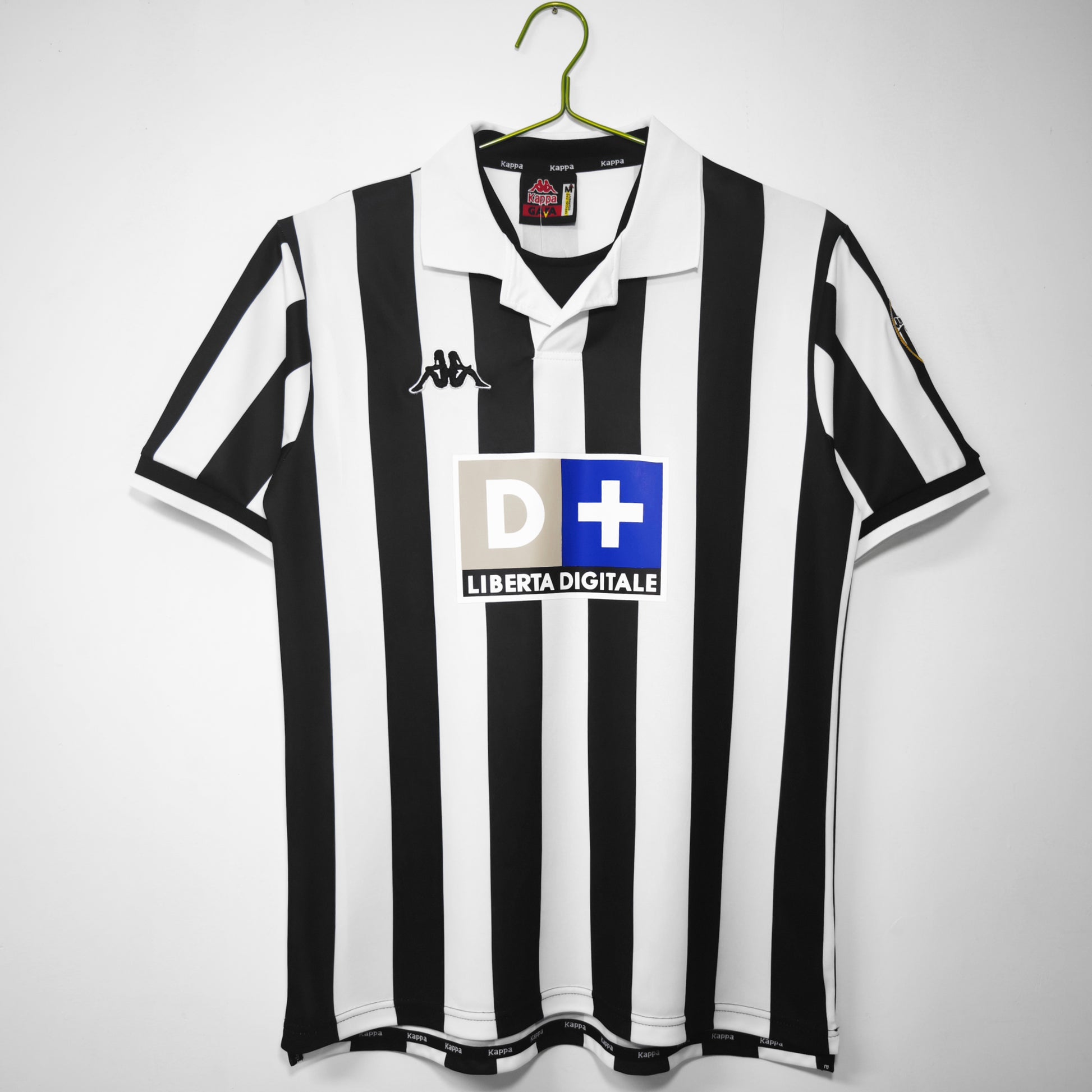 Camiseta retro Juventus 1998/99 primera equipación bianconera Del Piero Inzaghi Serie A – Cortita y al Pie