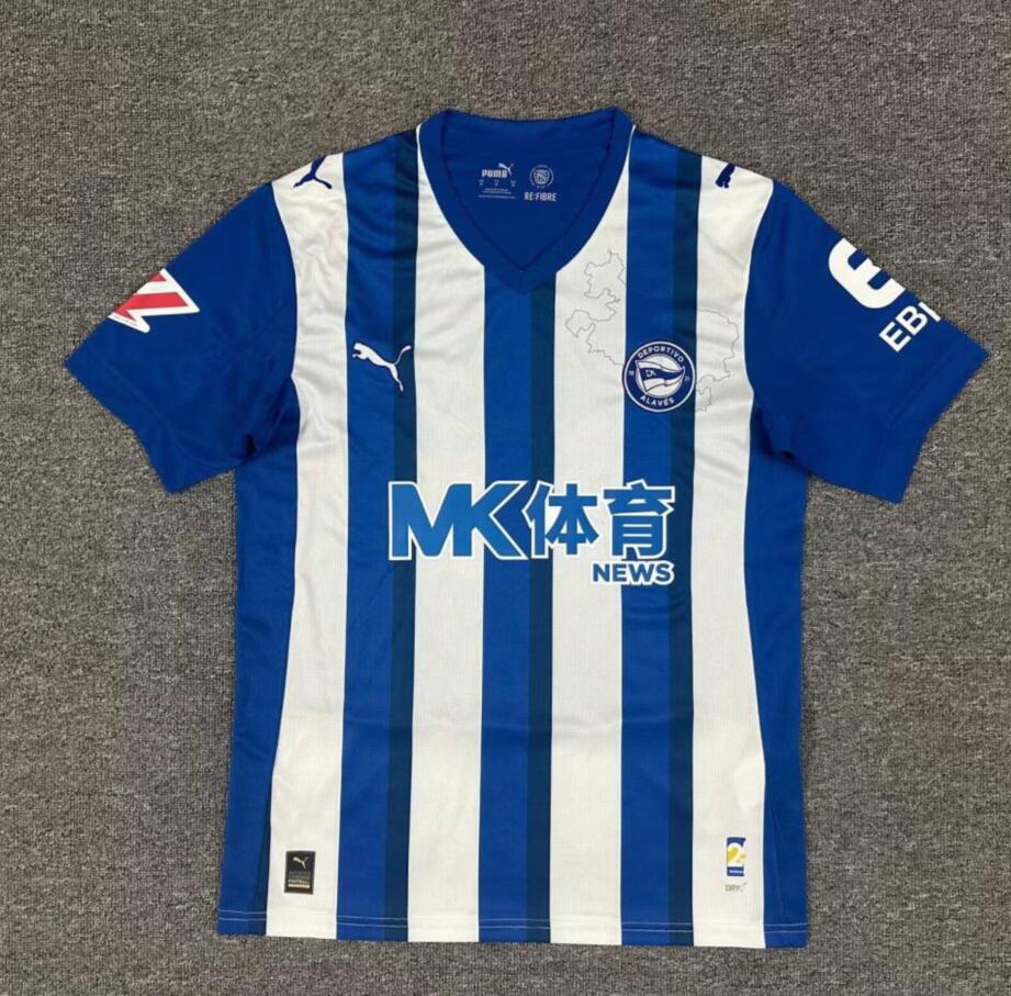 Camiseta Alavés 2025/26 primera equipación versión fan azul blanca LaLiga – Cortita y al Pie