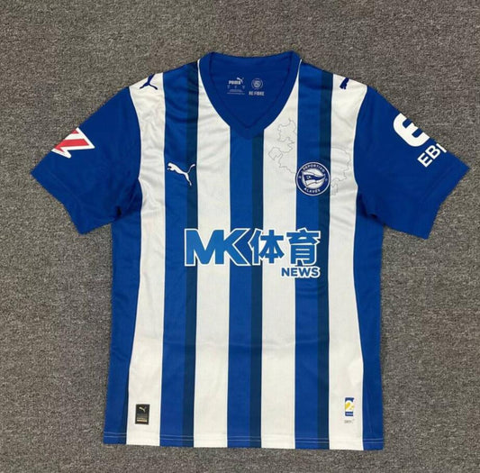Camiseta Alavés 2025/26 primera equipación versión fan azul blanca LaLiga – Cortita y al Pie