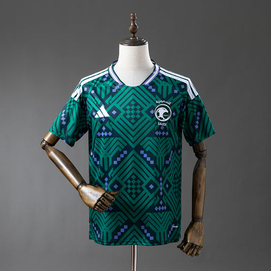 Camiseta Arabia Saudí Mundial 2026 primera equipación versión fan blanca verde – Cortita y al Pie