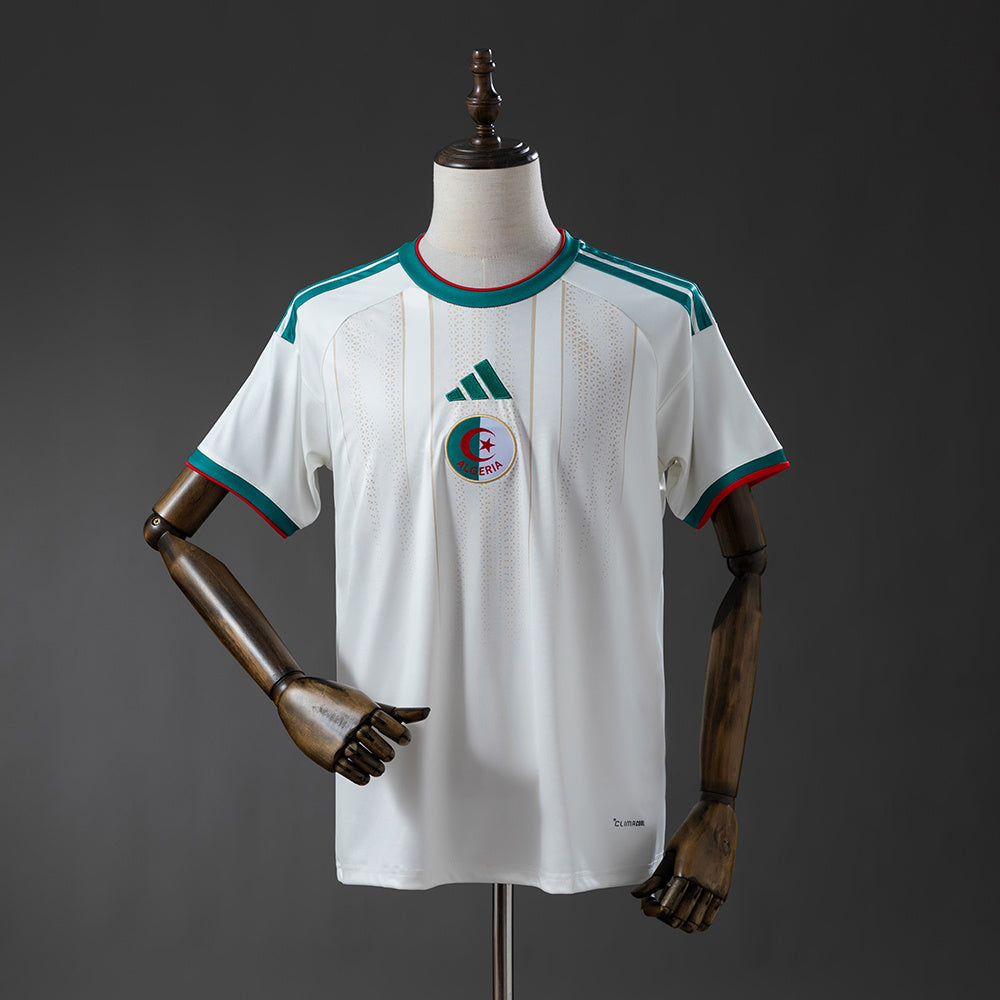 Camiseta Argelia Mundial 2026 primera equipación versión fan blanca – Cortita y al Pie