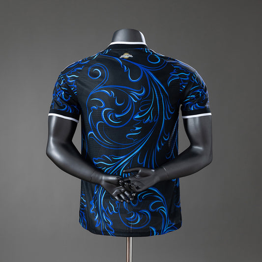 Camiseta Argentina Mundial 2026 segunda equipación versión jugador detalle manga – Cortita y al Pie