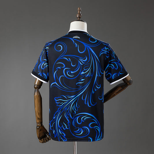 Camiseta Argentina Mundial 2026 segunda equipación versión fan detalle espalda – Cortita y al Pie