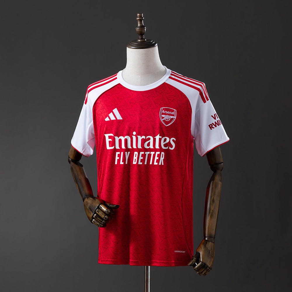 Camiseta Arsenal 2025/26 primera equipación versión fan roja Highbury Emirates – Cortita y al Pie