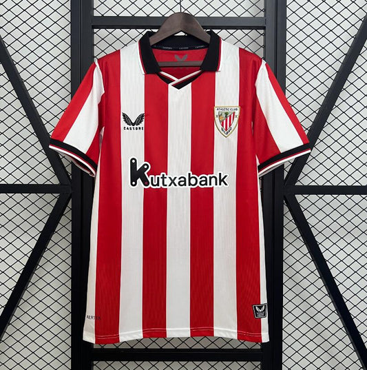Camiseta Athletic Club 2025/26 primera equipación versión fan rojo blanco San Mamés – Cortita y al Pie