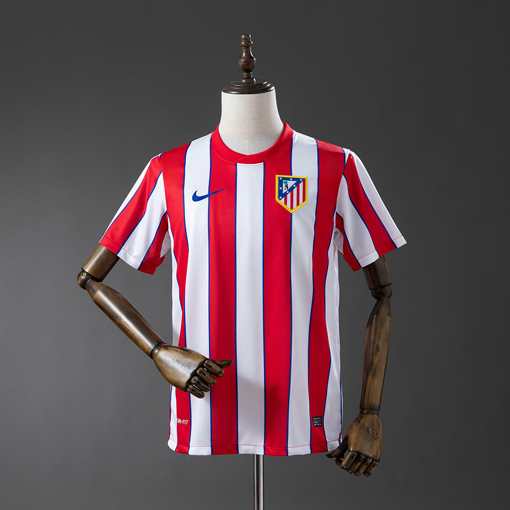 Camiseta retro Atlético de Madrid 2011/12 primera equipación rojiblanca Falcao Diego LaLiga – Cortita y al Pie