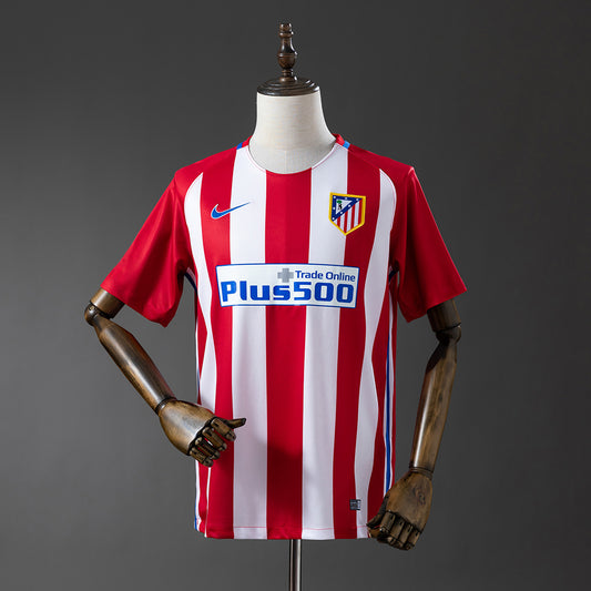 Camiseta retro Atlético de Madrid 2016/17 primera equipación rojiblanca Griezmann LaLiga – Cortita y al Pie