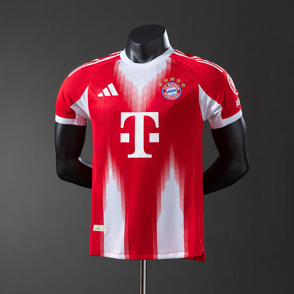 Camiseta Bayern Múnich 2025/26 primera equipación versión jugador roja – Cortita y al Pie