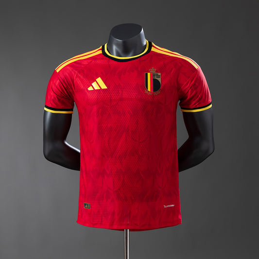 Camiseta Bélgica Mundial 2026 primera equipación versión jugador roja De Bruyne – Cortita y al Pie