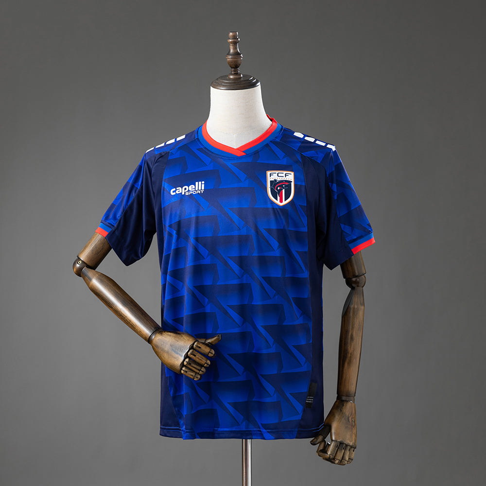 Camiseta Cabo Verde Mundial 2026 primera equipación versión fan azul – Cortita y al Pie
