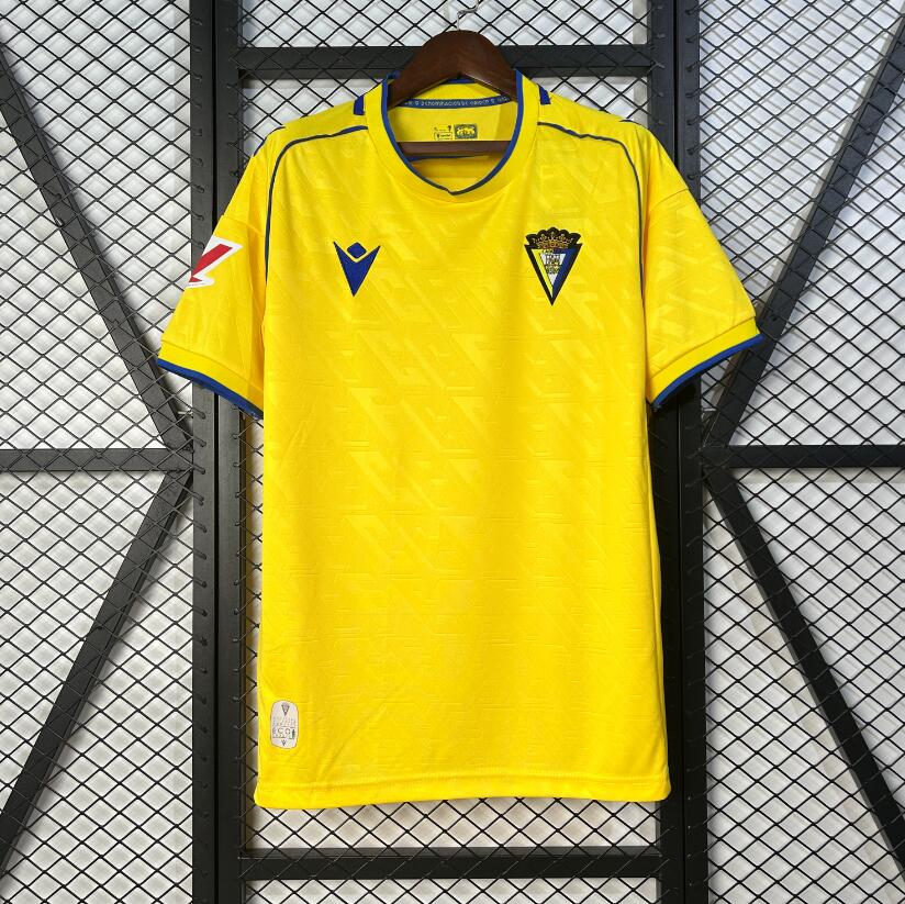 Camiseta Cádiz 2025/26 primera equipación versión fan amarilla LaLiga – Cortita y al Pie