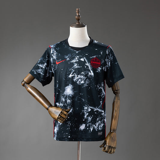 Camiseta Canadá Mundial 2026 segunda equipación versión fan blanca – Cortita y al Pie