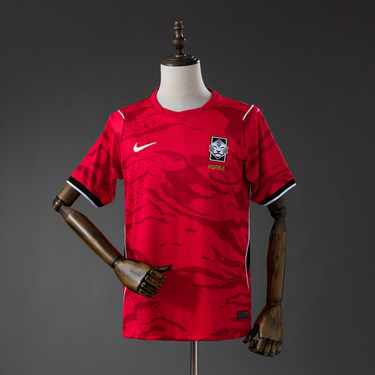Camiseta Corea del Sur Mundial 2026 primera equipación versión fan roja Son Heung-min – Cortita y al Pie